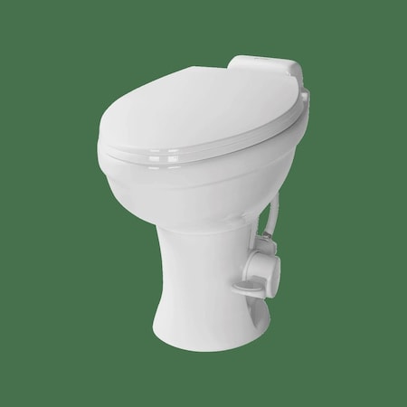 Lippert 2022113192 Elongated Ceramic Flow Max RV Toilet Bowl M6V_2022113192